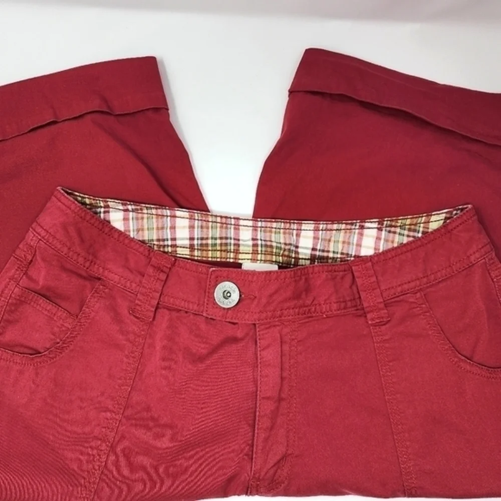 Venezia Women's Red Five‎ Pocket 15 Inch Inseam Shorts Size 14